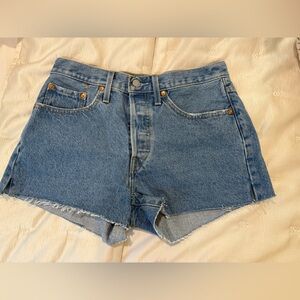 Denim shorts